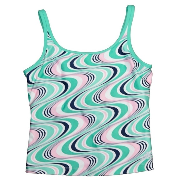 Adidas‎ Wave Climalite Tankini with Built In Shelf Bra, Medium - Picture 9 of 9